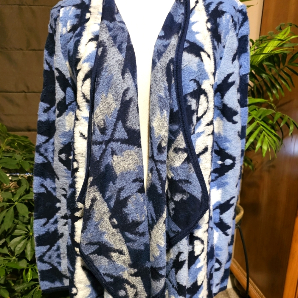 NWT Long Sweater Jacket L